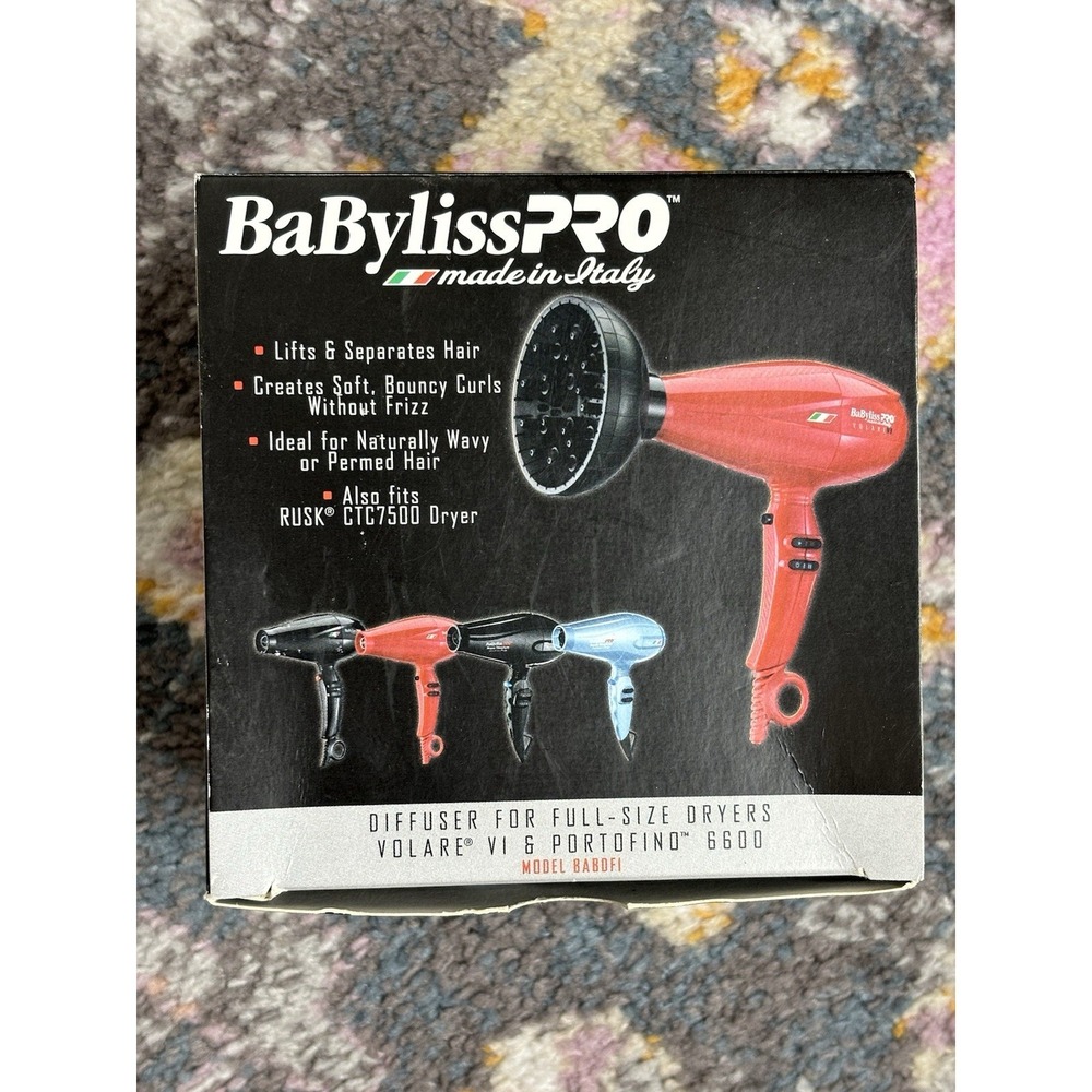 Babyliss Pro Diffuser Italian Series SLIDE-On‎ Model #BB-BABDF1